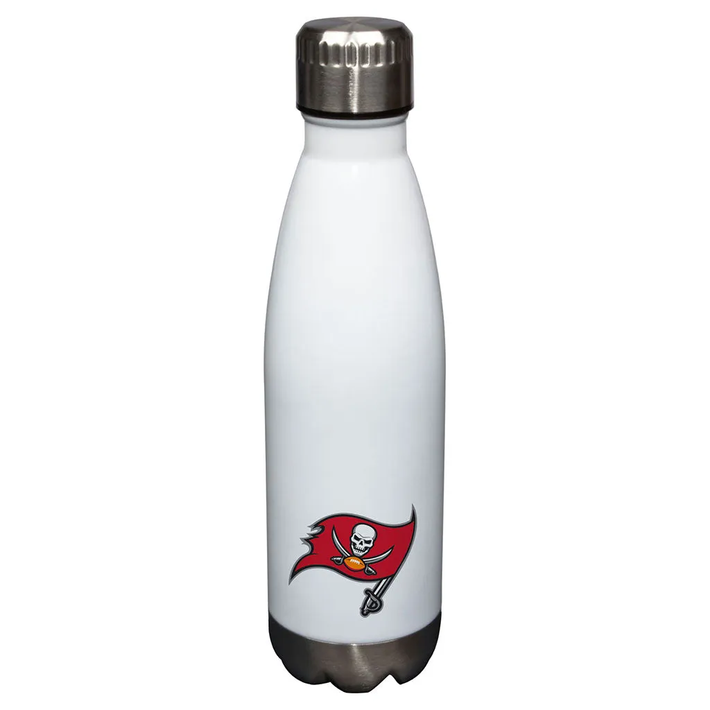 17oz White Tampa Bay Buccaneers Glacier Water Bottle