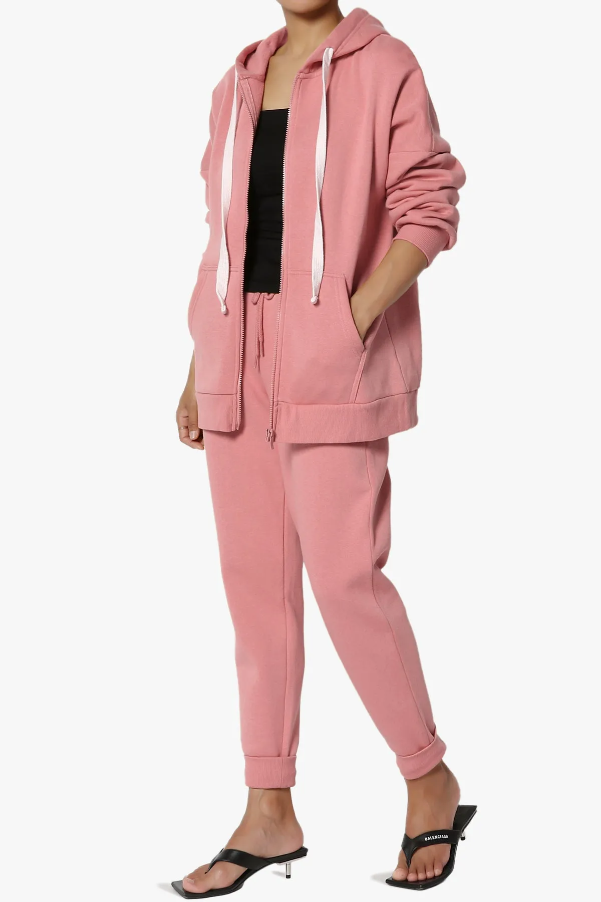Accie Fleece Jacket & Jogger Pants Set PLUS
