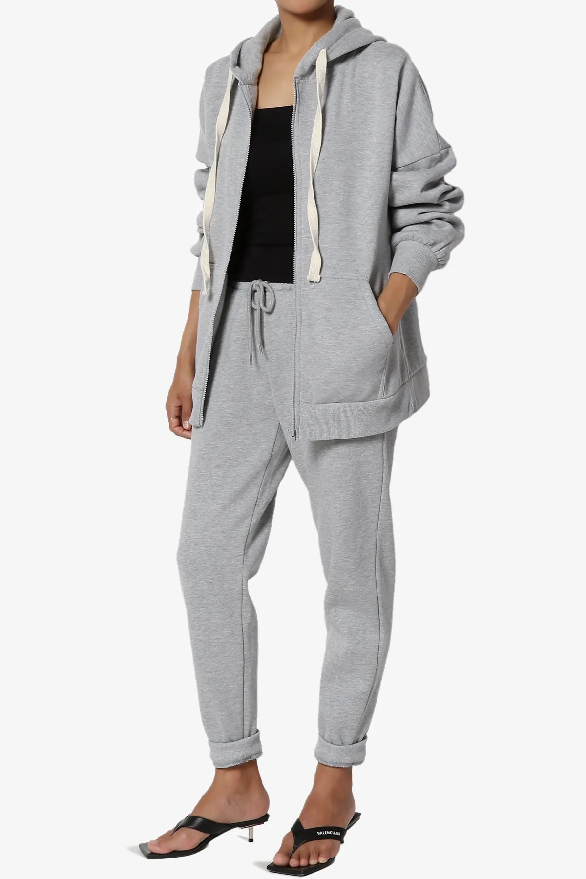 Accie Fleece Jacket & Jogger Pants Set PLUS