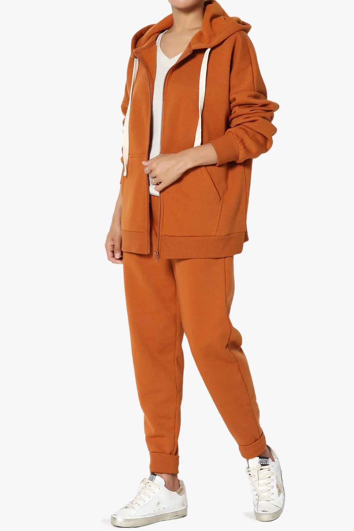 Accie Fleece Jacket & Jogger Pants Set PLUS