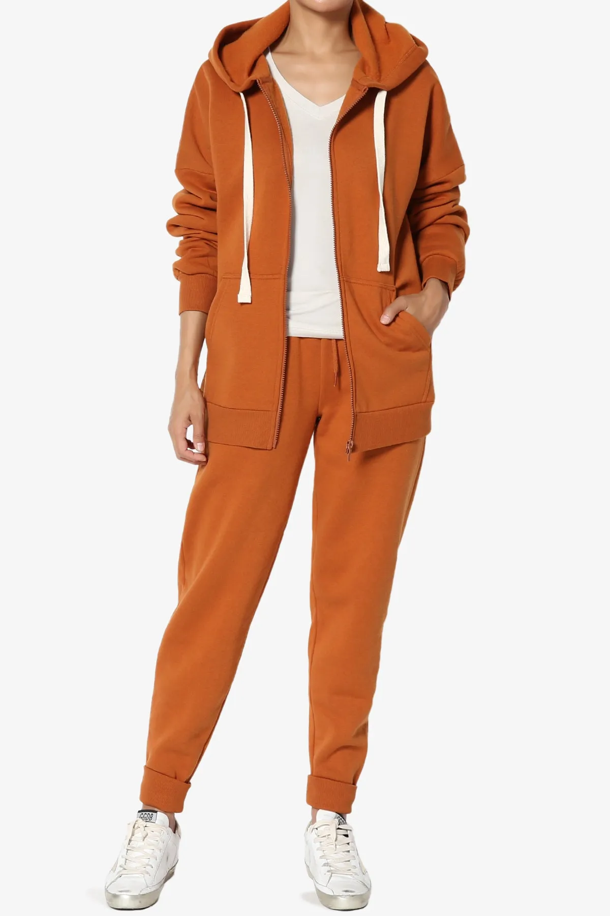 Accie Fleece Jacket & Jogger Pants Set PLUS