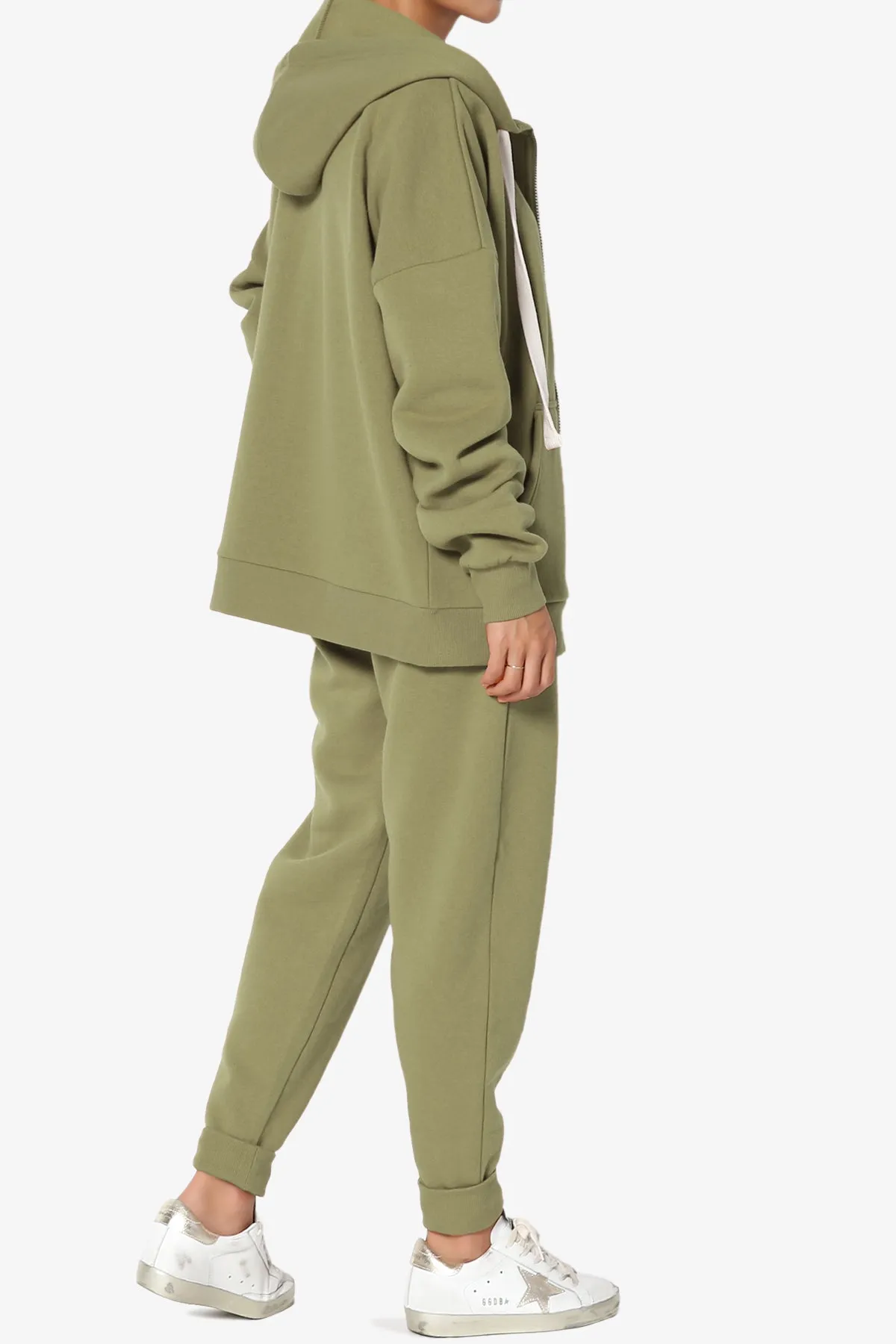 Accie Fleece Jacket & Jogger Pants Set PLUS