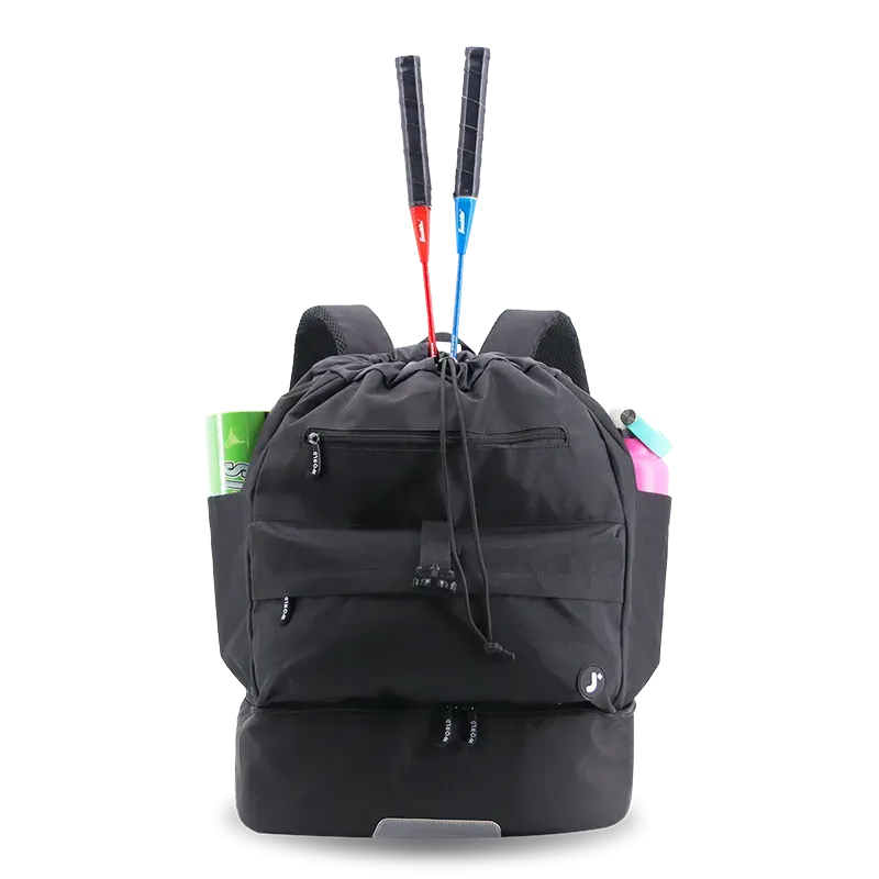 Ace Racket Sports Backpack for Tennis & Pickleball in Black