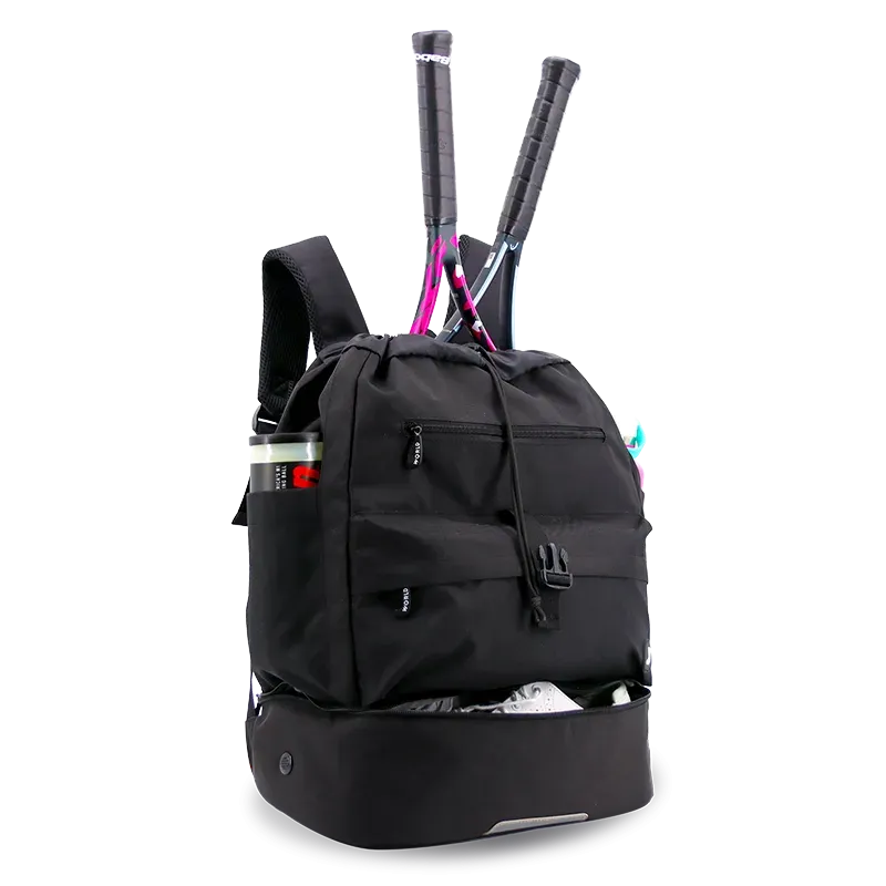 Ace Racket Sports Backpack for Tennis & Pickleball in Black