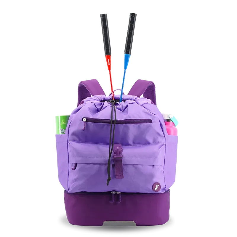 Ace Racket Sports Backpack for Tennis & Pickleball in Purple