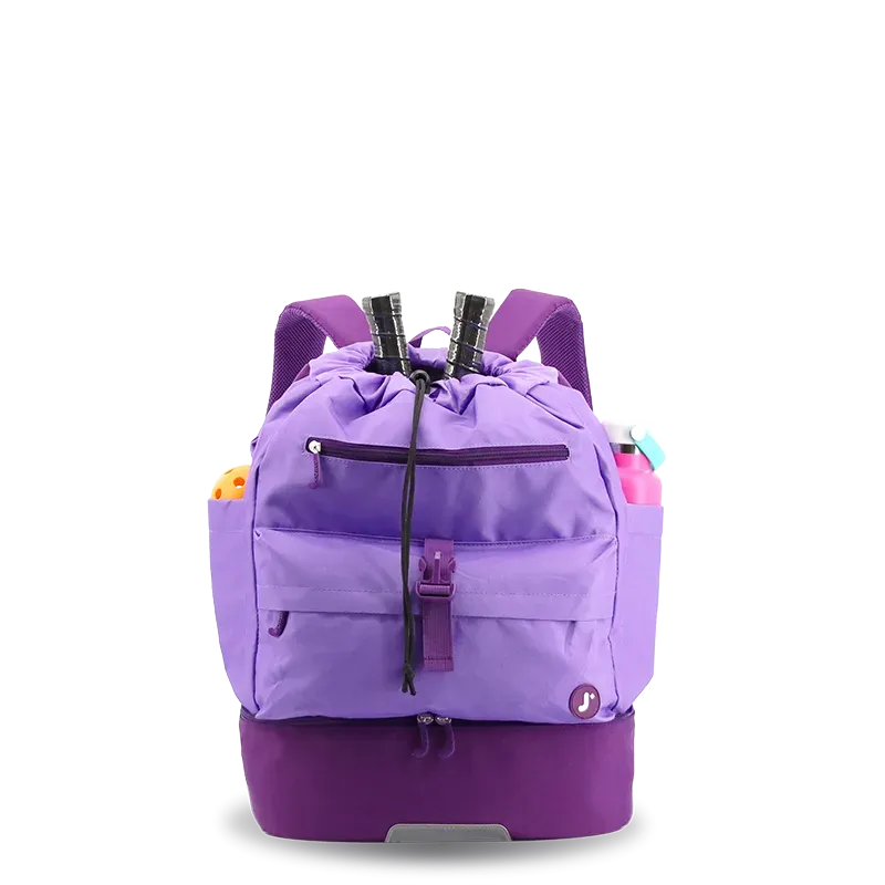 Ace Racket Sports Backpack for Tennis & Pickleball in Purple