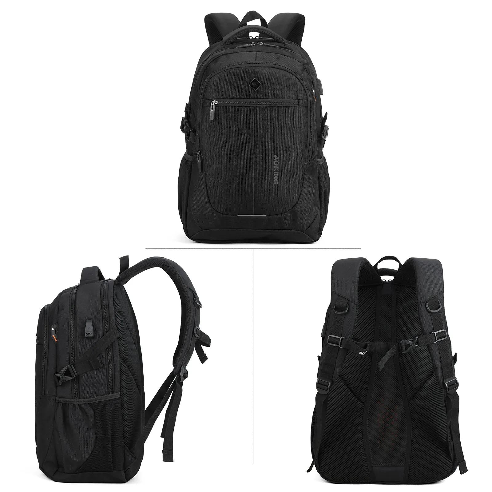 Aoking 15.6''Laptop Business Office Backpack Large Capacity Backpack SN97095