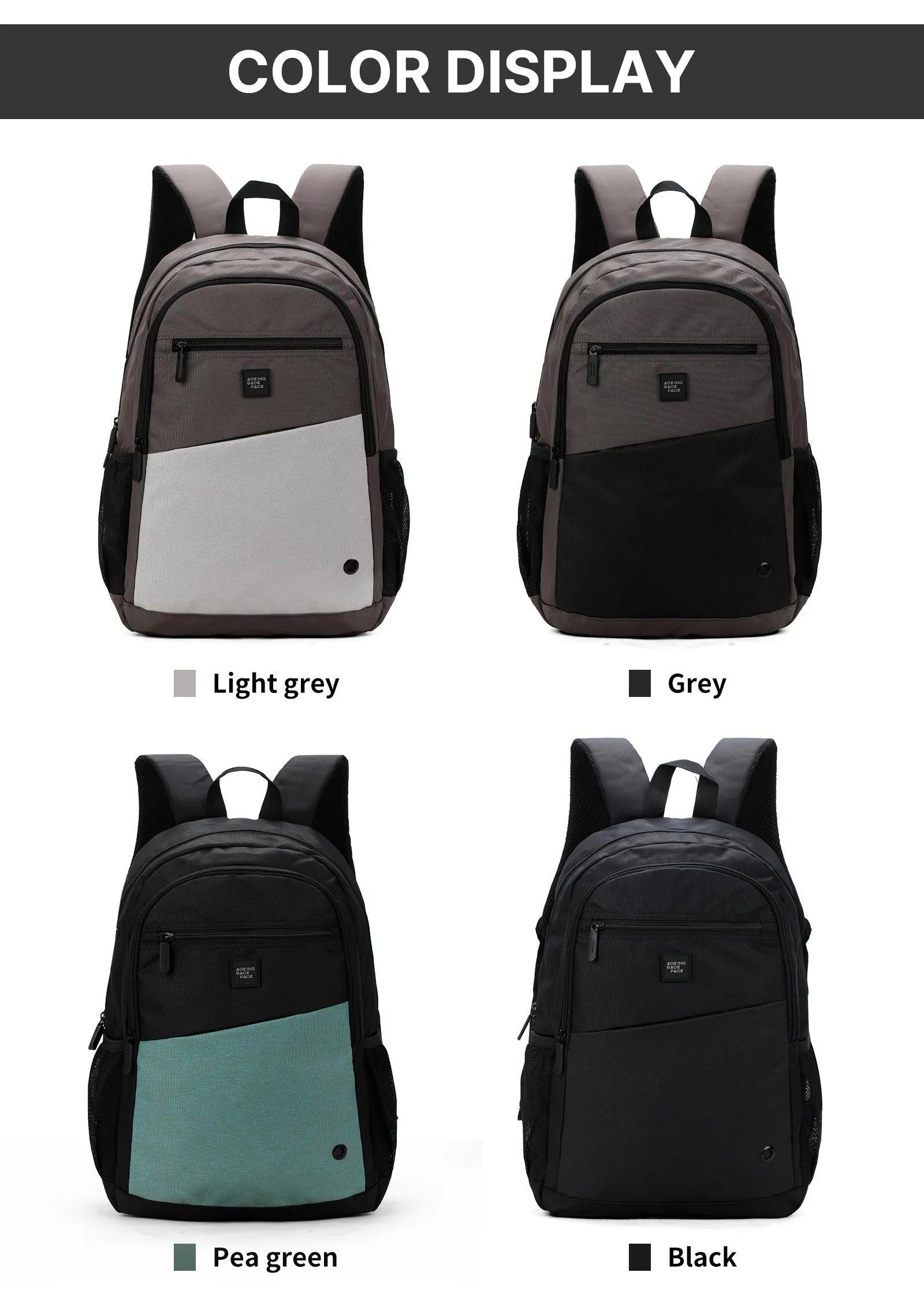 Aoking Backpack Casual Backpack Student Bag XN3315-10