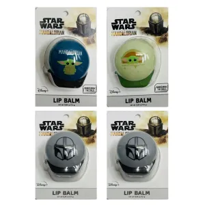 Baby Yoda Kids Lip Balm Mandalorian Lip Moisturizer for Chapped Lips 4 Pack