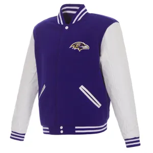 Baltimore Ravens Reversible Varsity Jacket