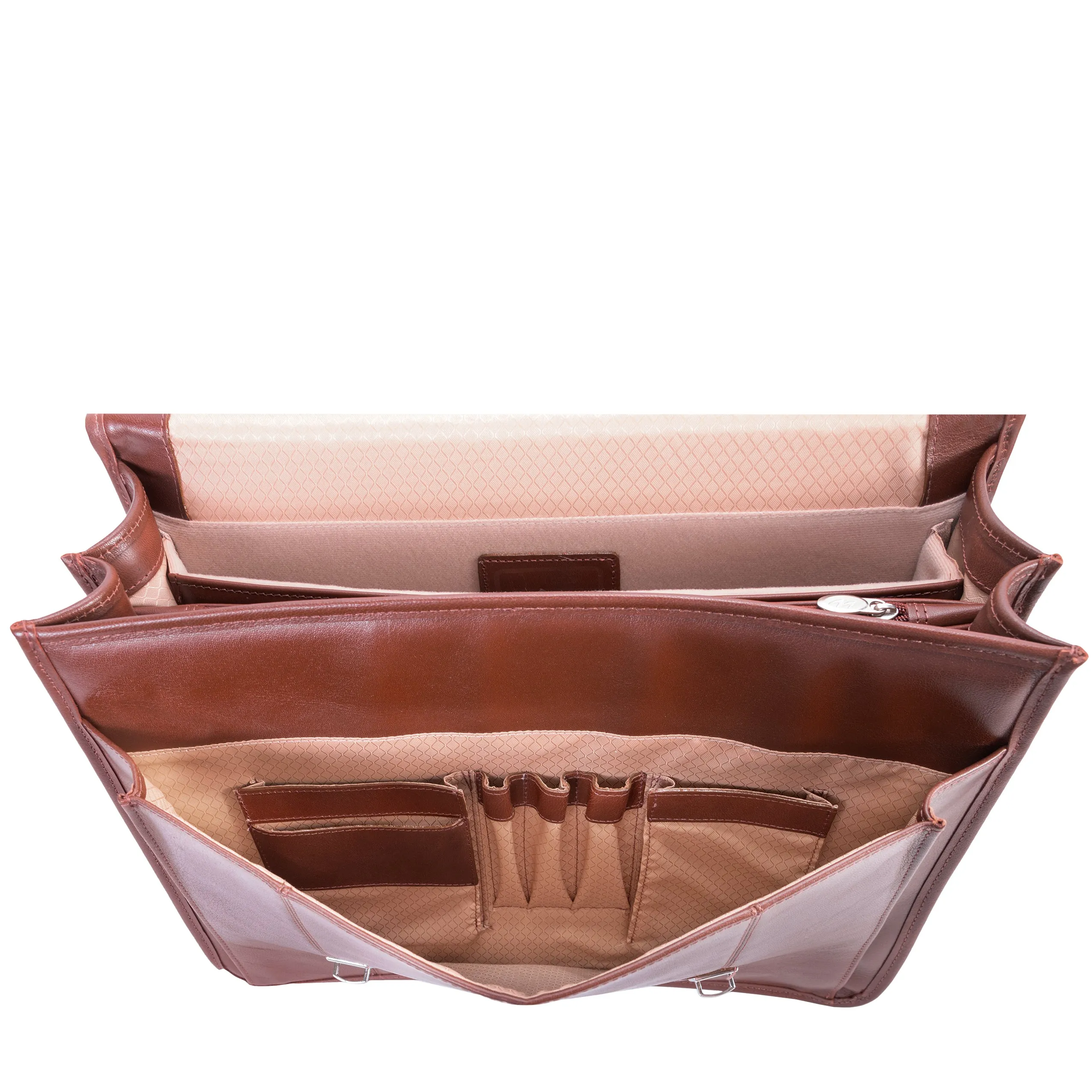 BELVEDERE | 15" Leather Laptop Briefcase