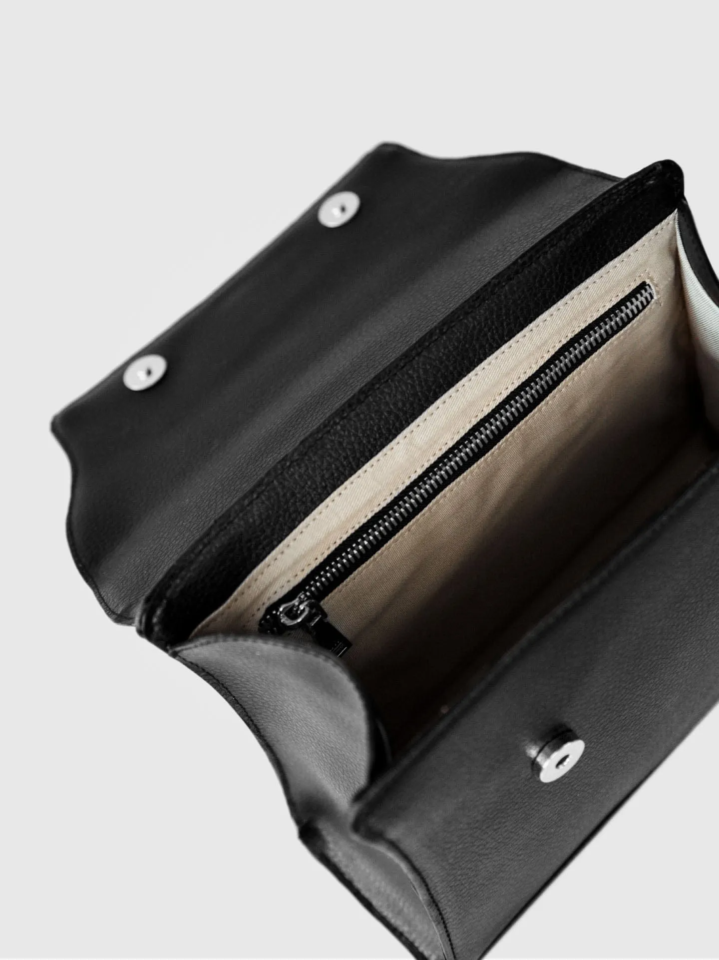 Birch MIRUM® Leather Vegan Backpack | Black & Silver