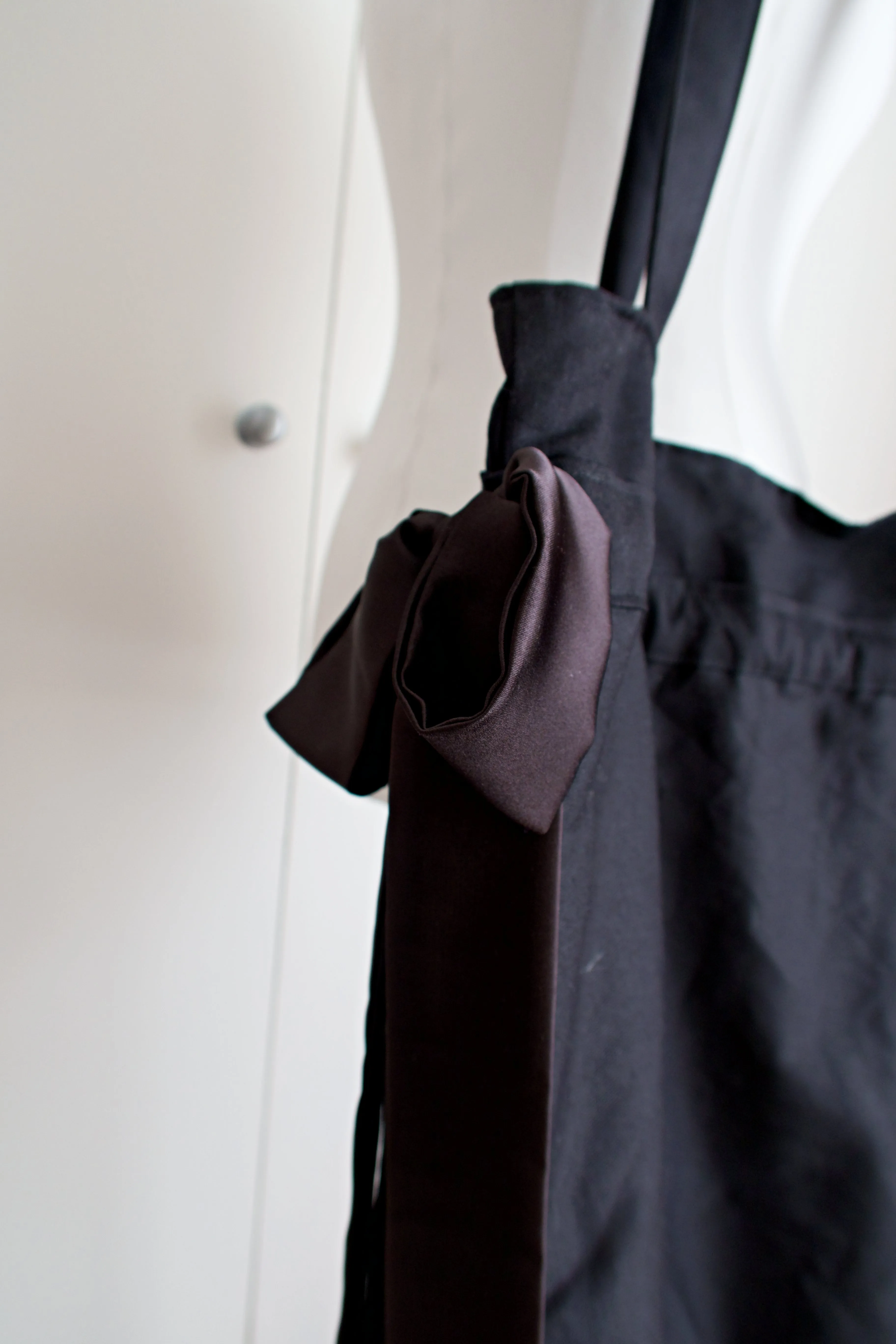 Black Bow Tote Bag