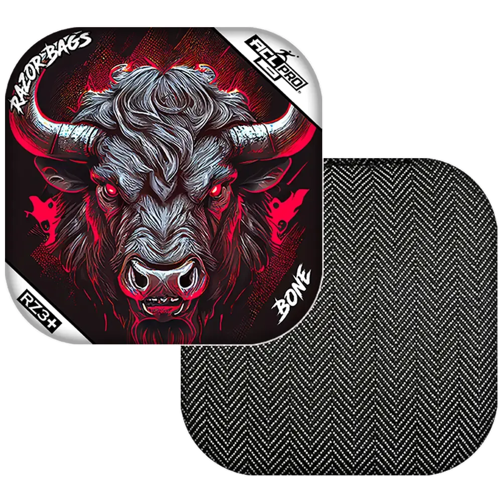 Bone | Buffalo Black Series | ACL PRO Razor Cornhole Bags