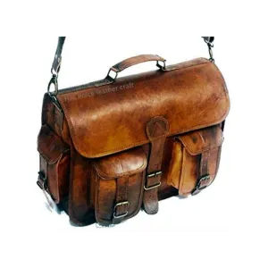 Briefcase & Laptop Bag <br> Genuine Leather