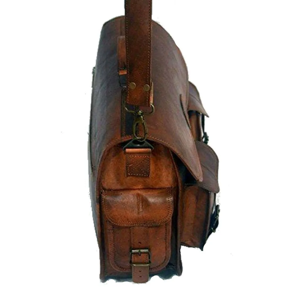 Briefcase & Laptop Bag <br> Genuine Leather