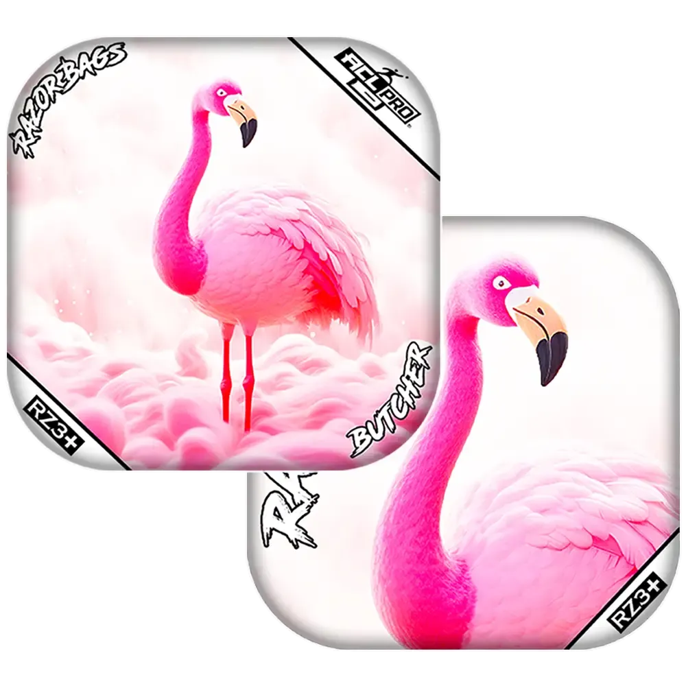 Butcher | Flamingo | ACL PRO Razor Cornhole Bags