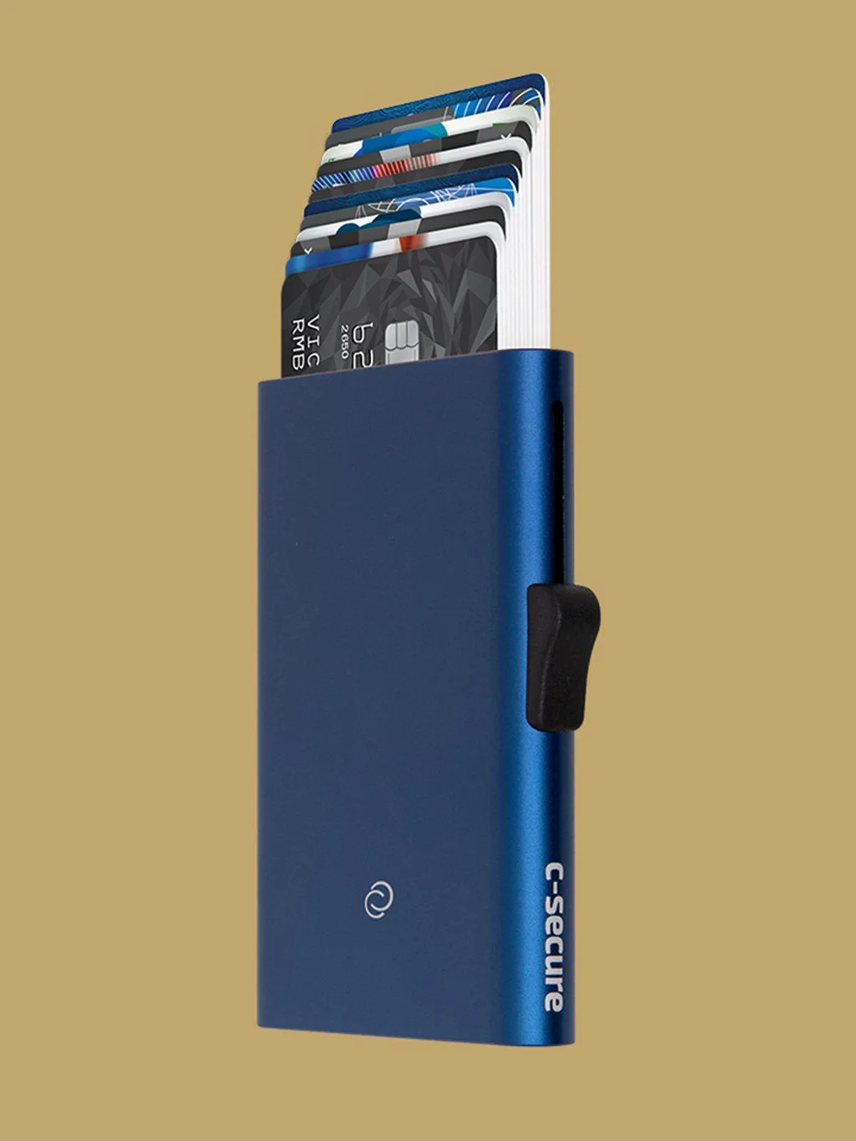 C-Secure XL Aluminium RFID Cardholder Grey