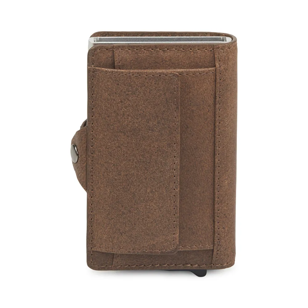Card wallet with Magnet coin pocket