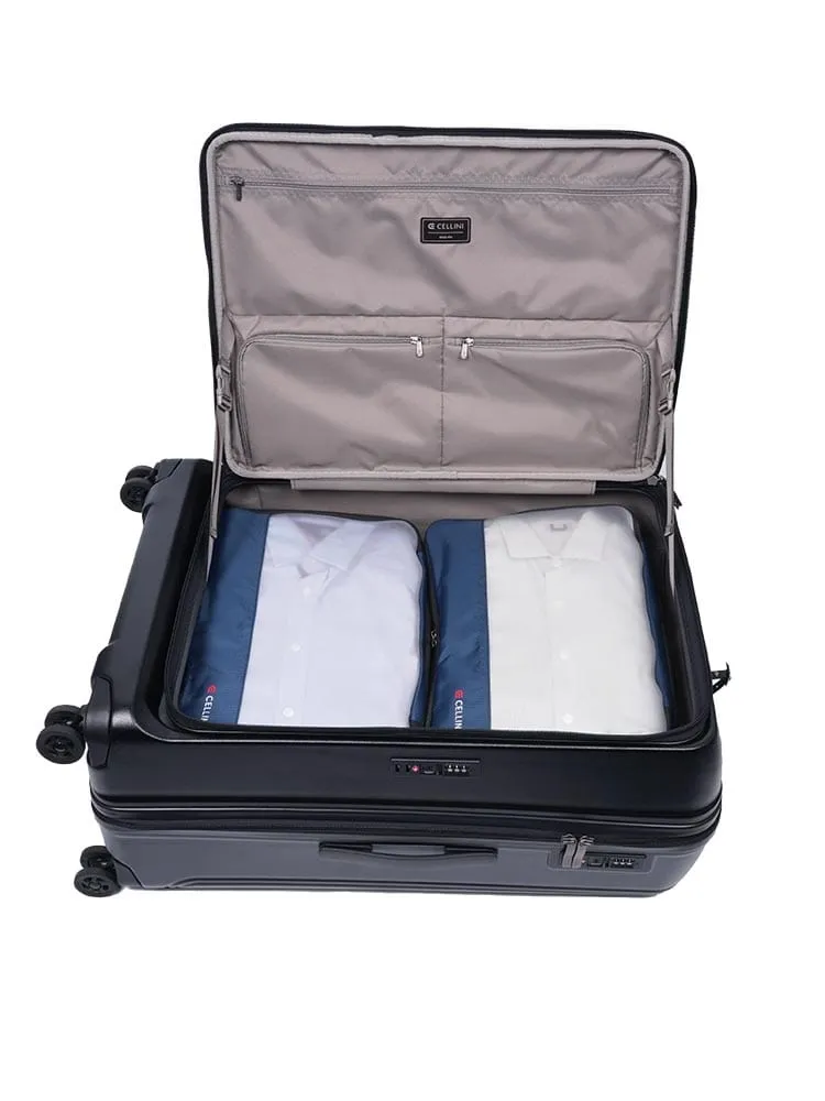 Cellini Tri Pak Large 4 Wheel Trolley Case Includes 2 Large Packing Cube 110752
