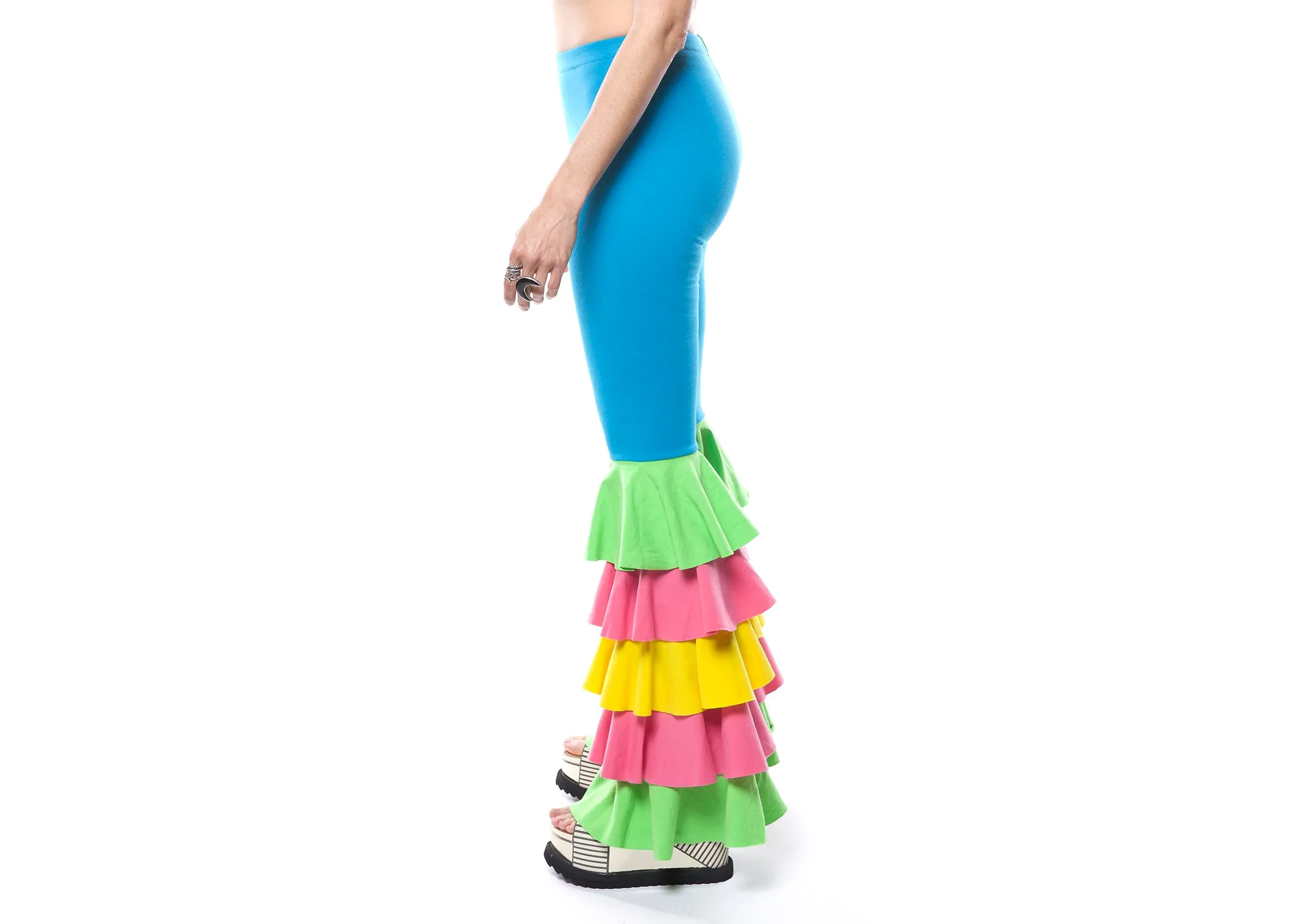 Cha Cha Chakra Ruffle Bottoms in Cirque De Turque