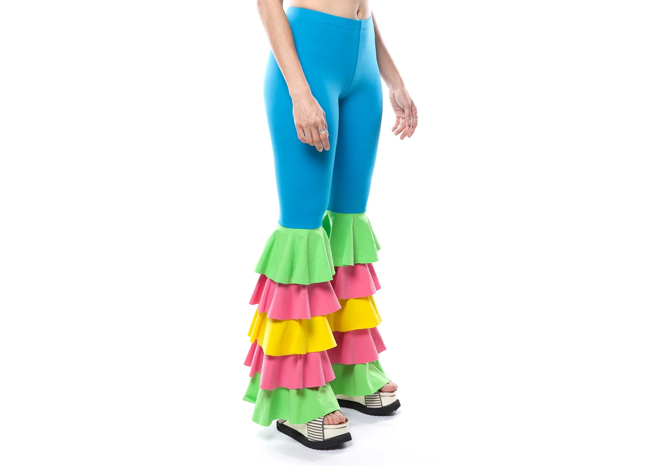 Cha Cha Chakra Ruffle Bottoms in Cirque De Turque