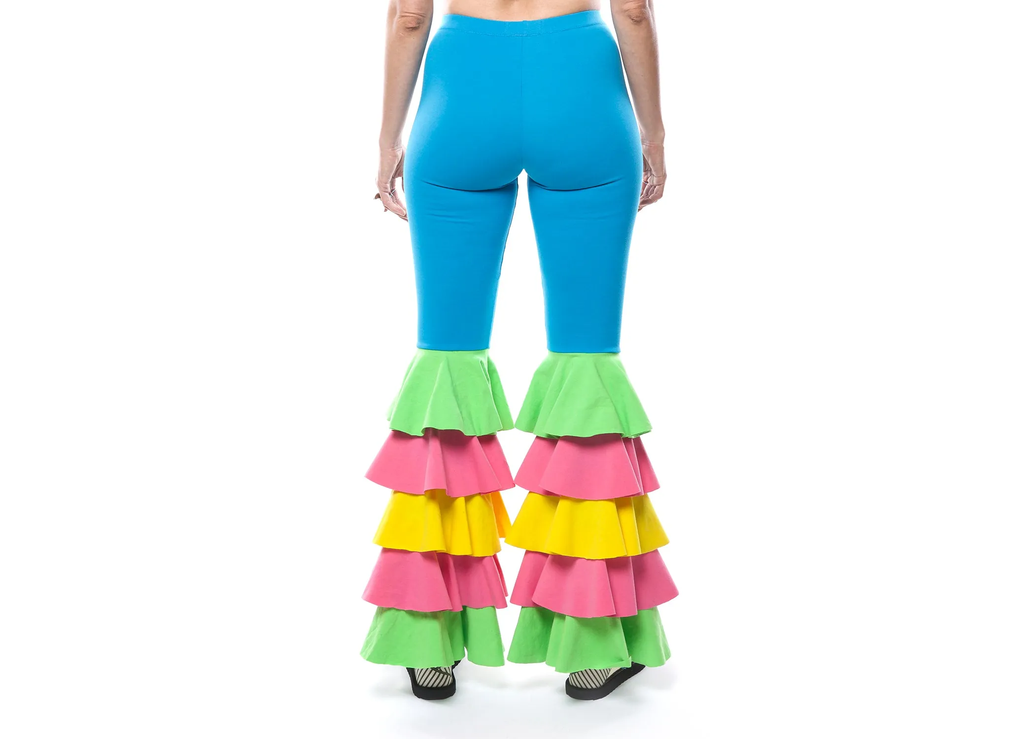 Cha Cha Chakra Ruffle Bottoms in Cirque De Turque