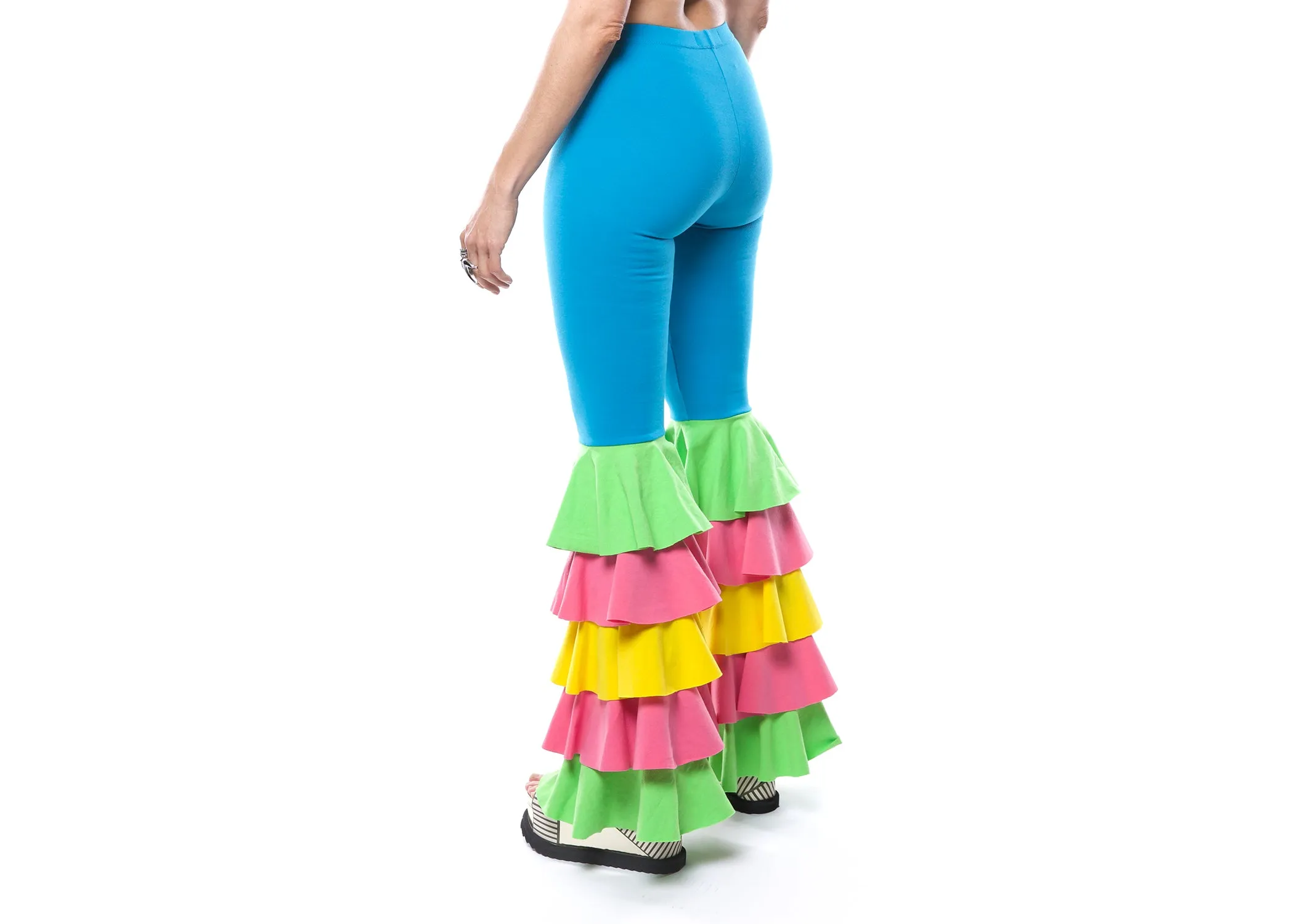 Cha Cha Chakra Ruffle Bottoms in Cirque De Turque