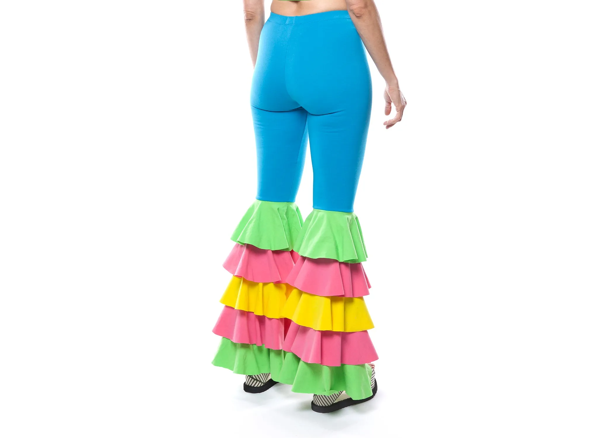 Cha Cha Chakra Ruffle Bottoms in Cirque De Turque