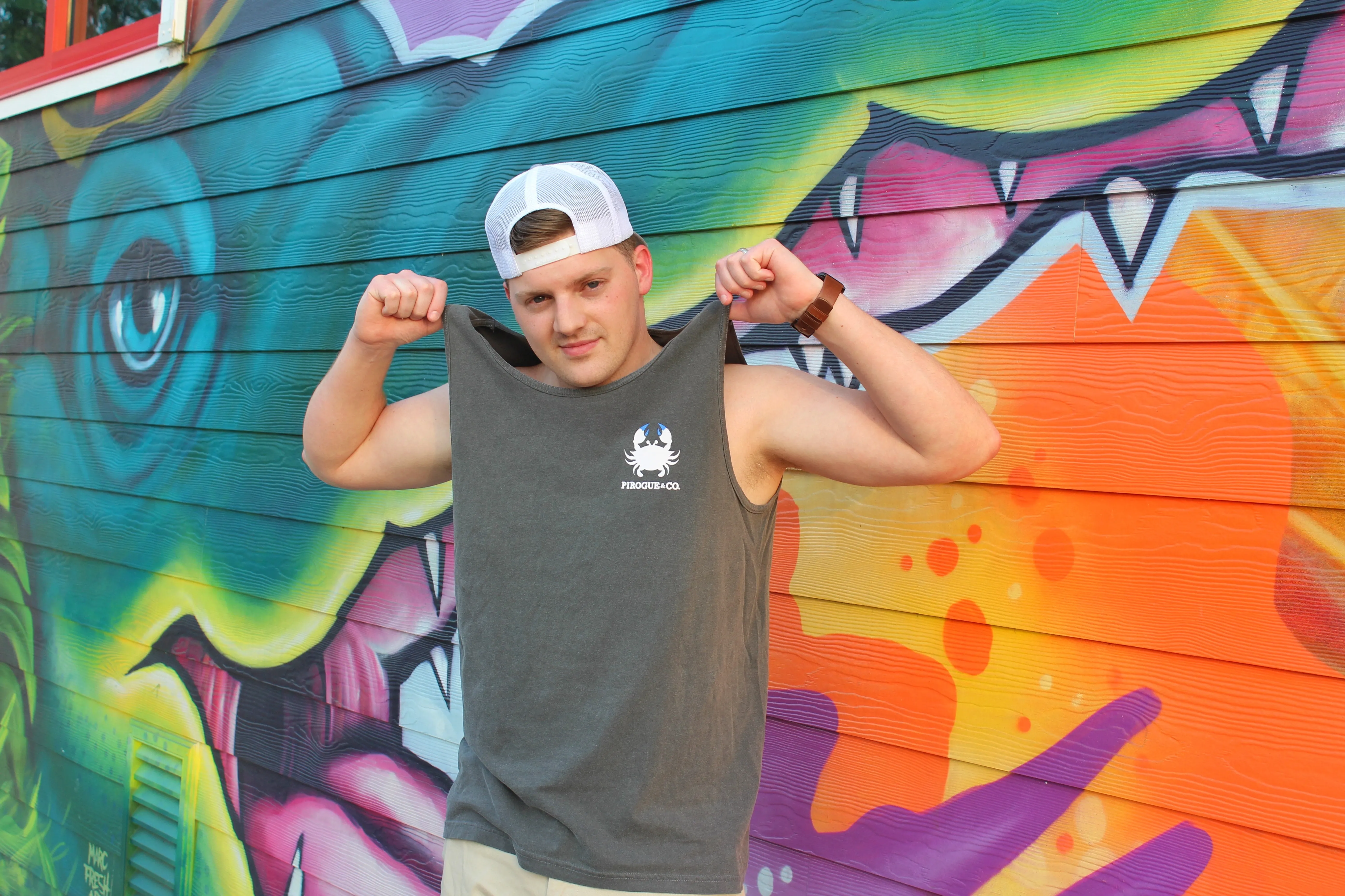 Classic Crab Tank | Charcoal Gray