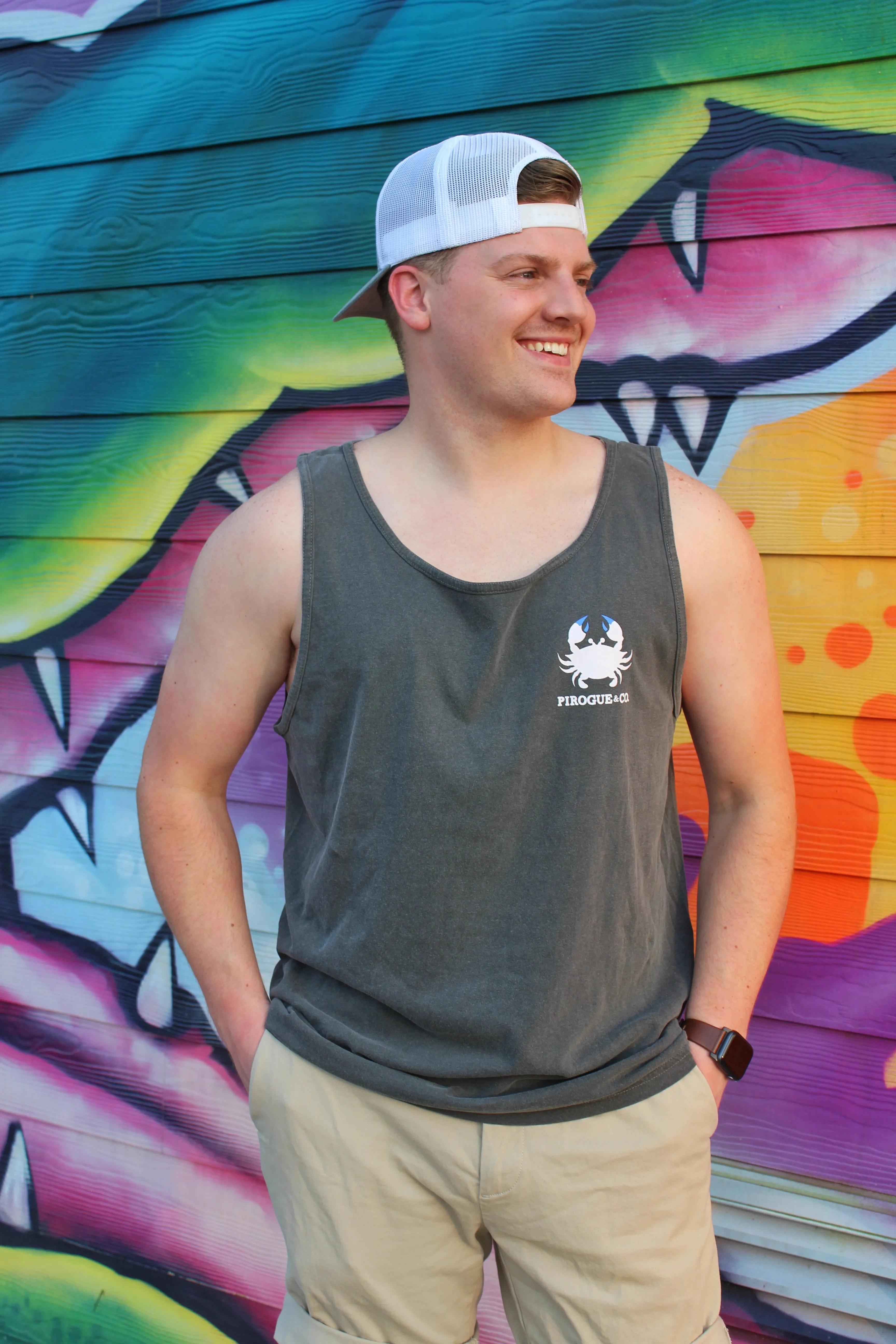 Classic Crab Tank | Charcoal Gray