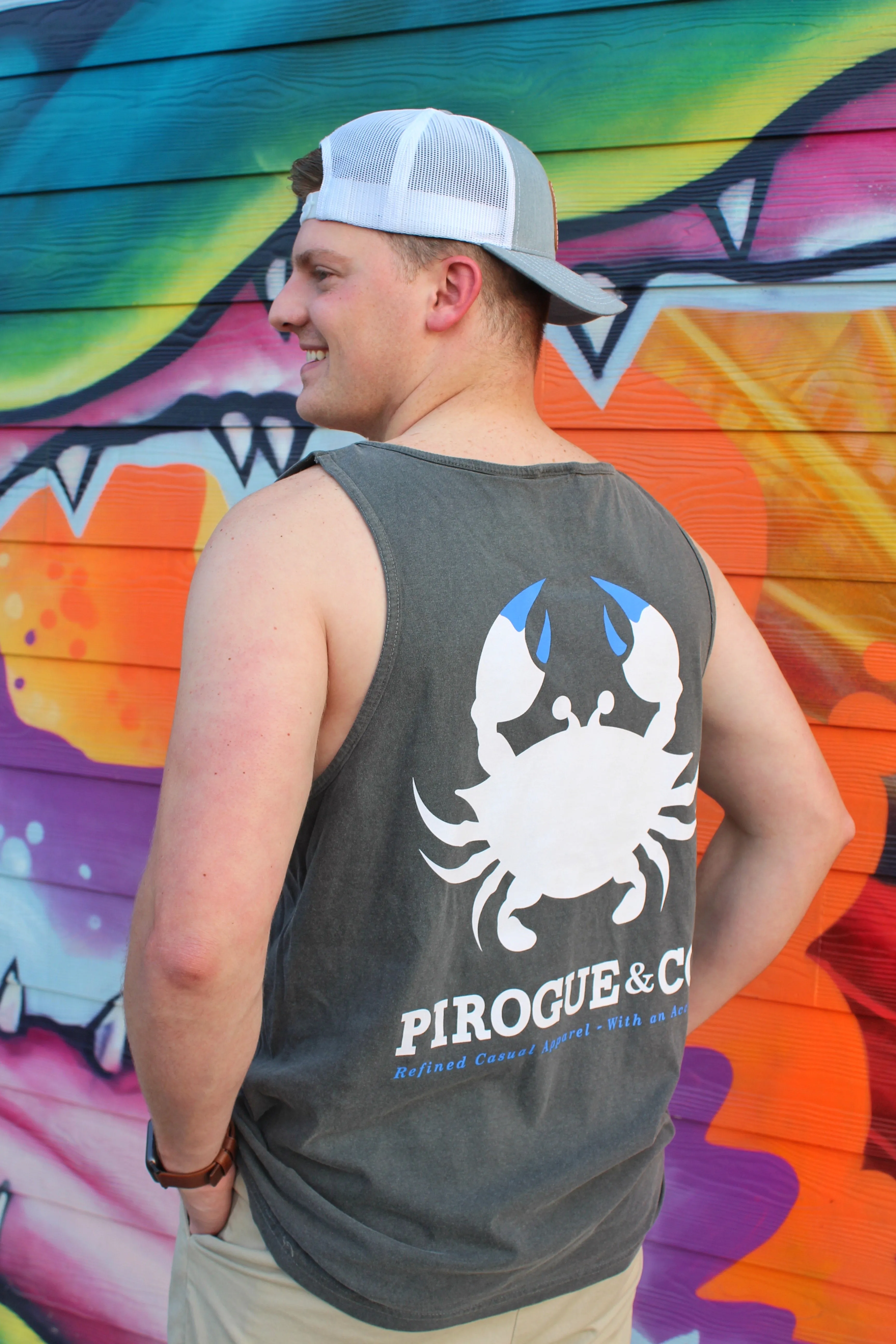 Classic Crab Tank | Charcoal Gray
