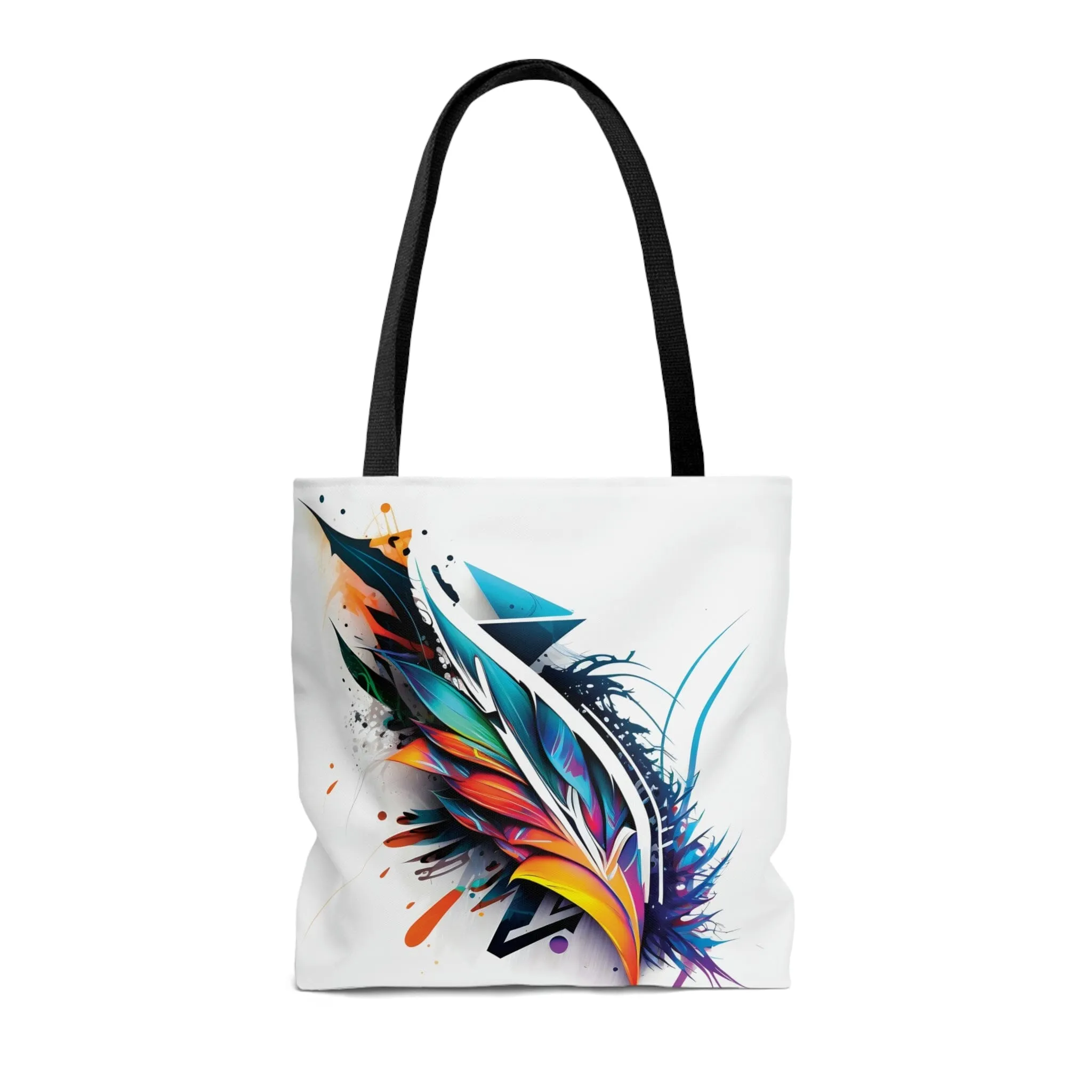 Colorful Tribal Wings Tattoo Tote Bag