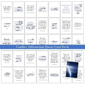 Conflict Affirmations - PLR Leadership Card Deck