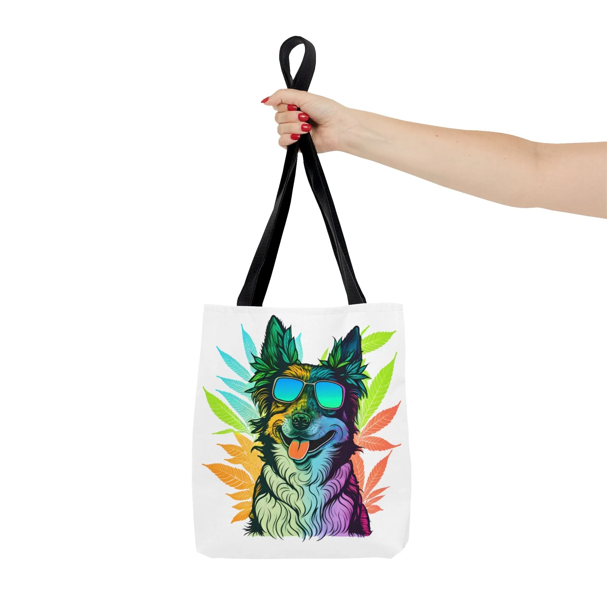 Cool Border Collie Weed Tote Bag