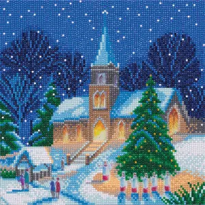 Craft Buddy Crystal Art Kit Christmas Carols 30 x 30 cm Pre-Framed 5D Art Kit