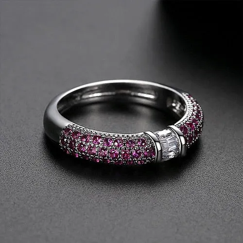 Cubic Zircon Paved Ring for Women & Men