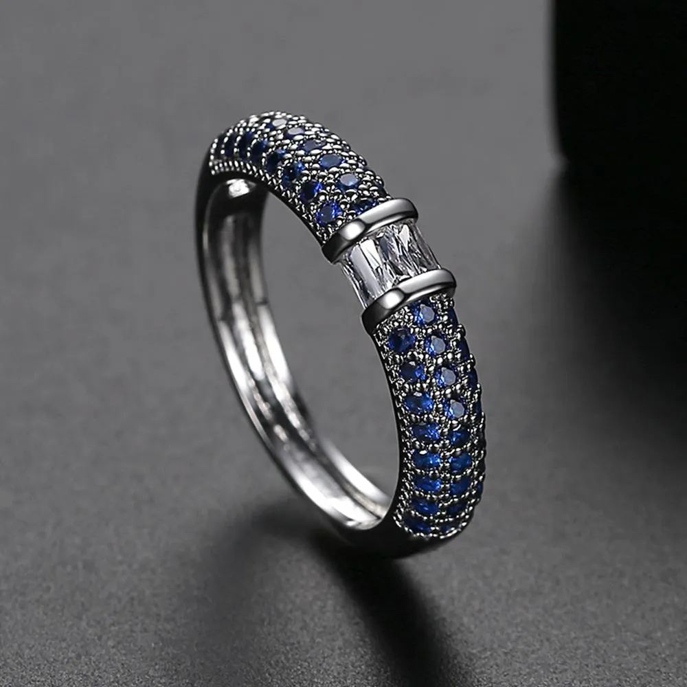 Cubic Zircon Paved Ring for Women & Men