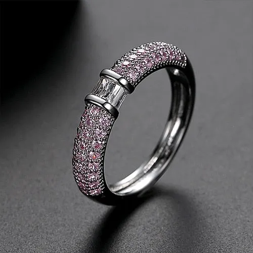 Cubic Zircon Paved Ring for Women & Men