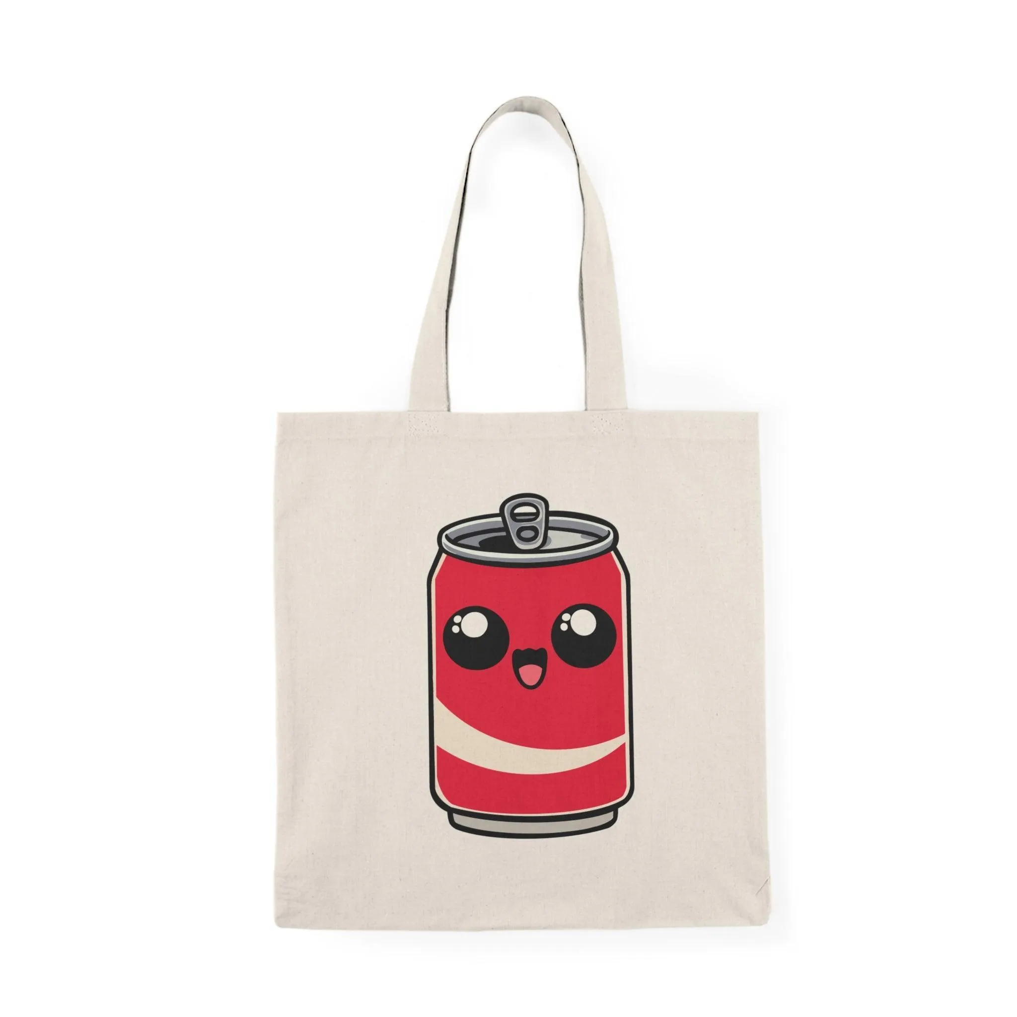 Cute Soda Can Tote – Fun Recycled Cotton Cartoon Bag