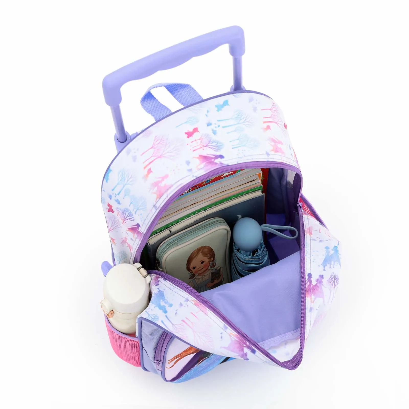 Disney Frozen 3D 17 Inch Trolley Backpack