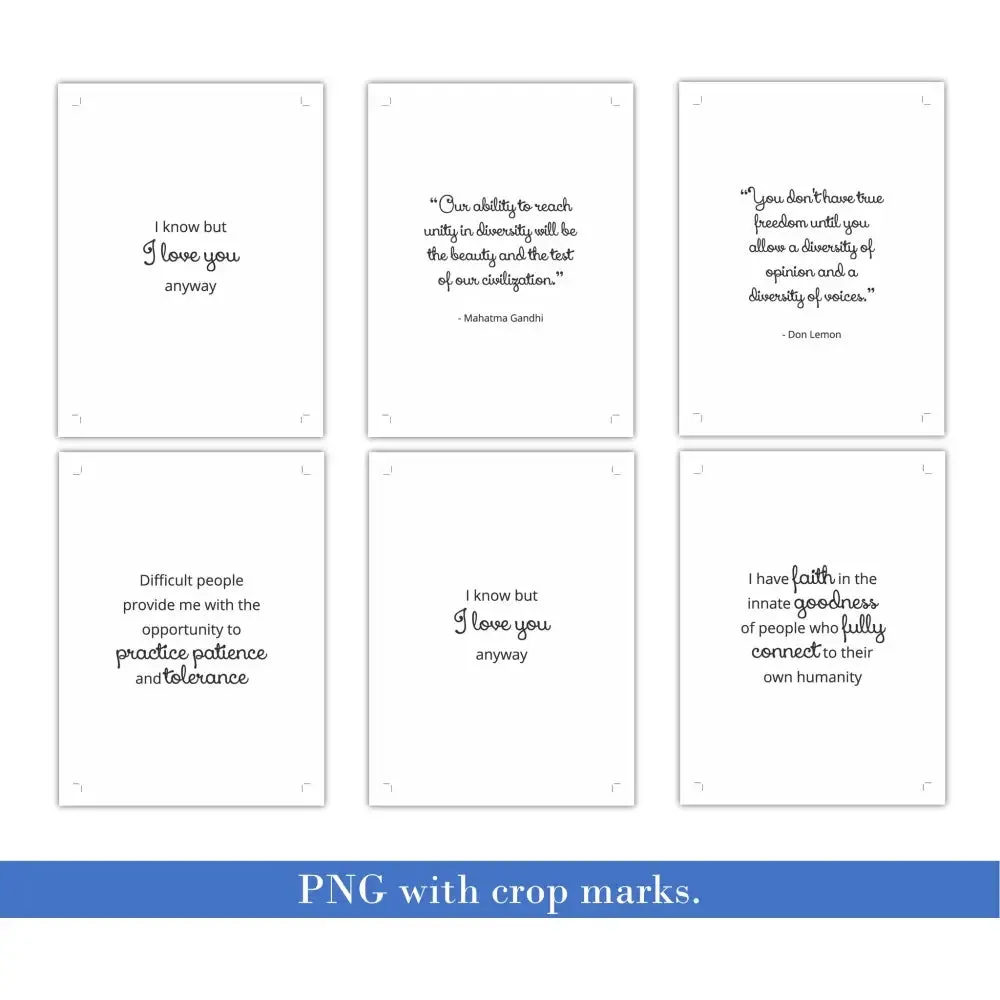 Diversity Quotes - PLR Leadership Card Deck