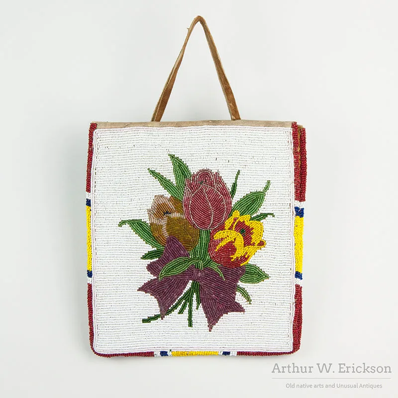 Double Sided Plateau Beaded Flat Bag