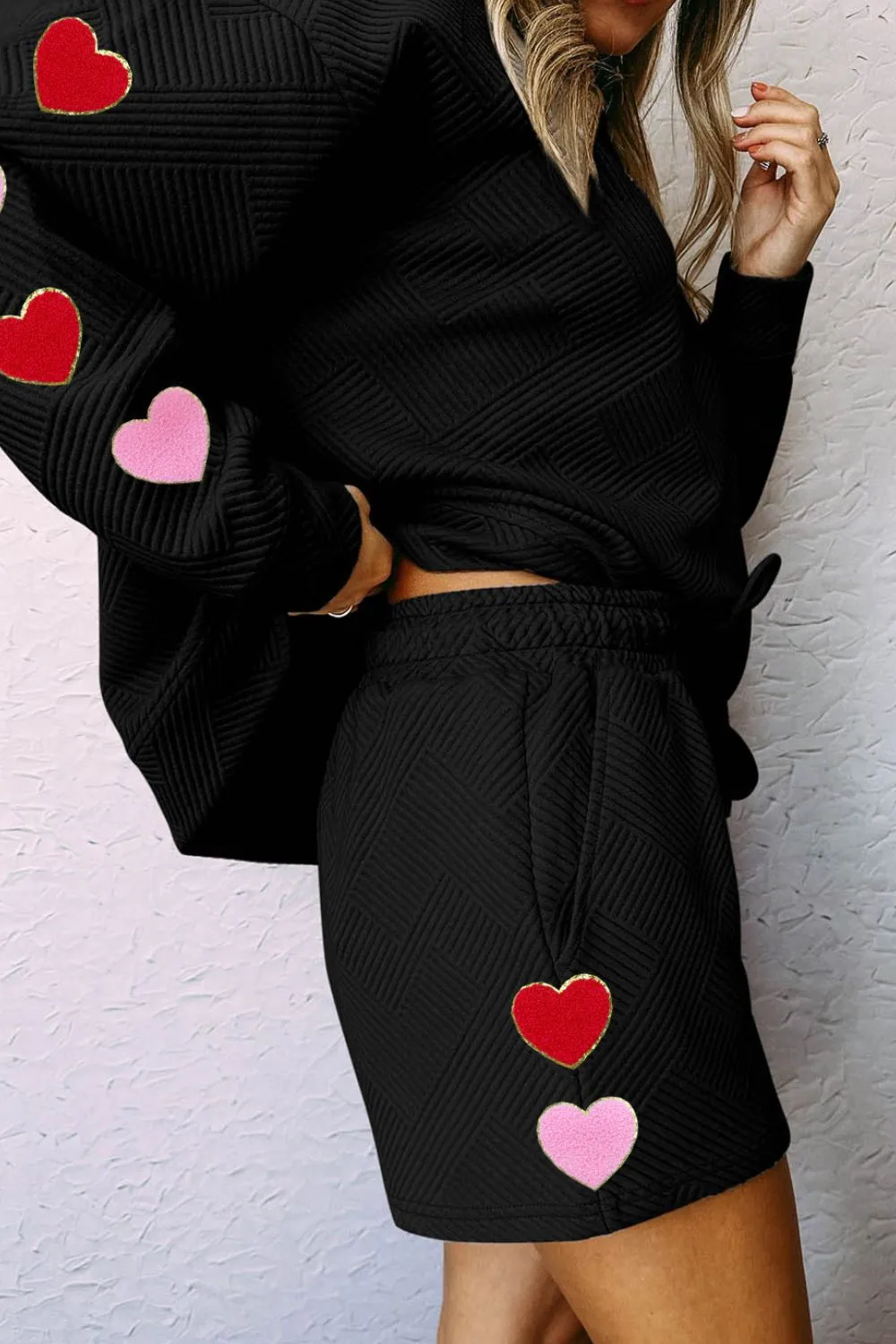 Drawstring Shorts Set