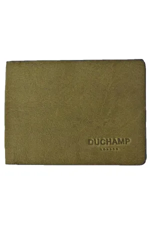 Duchamp London Olive Bi-Fold Wallet