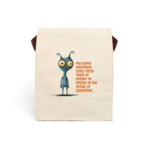 Earth Creatures Canvas Lunch Bag
