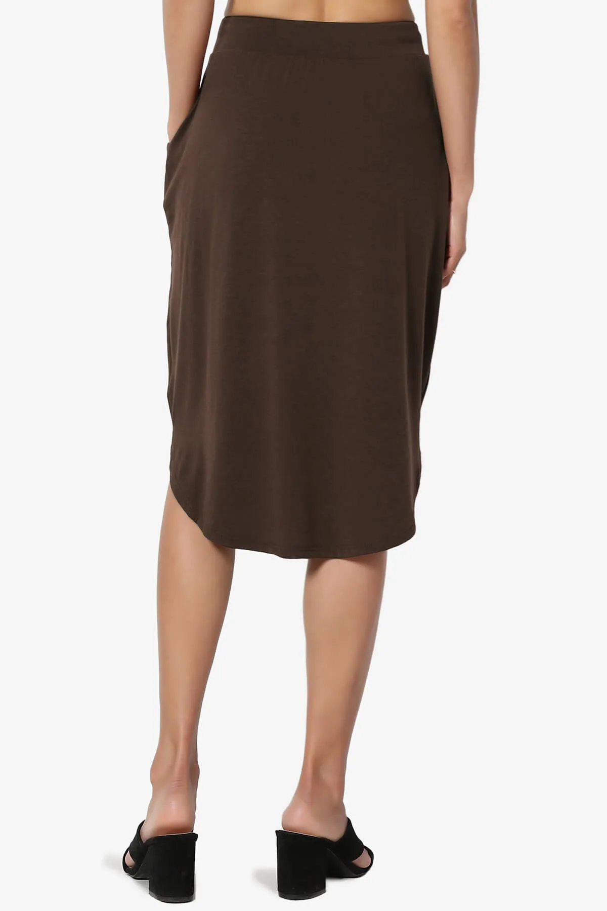 Eclipse Drawstring Midi Skirt