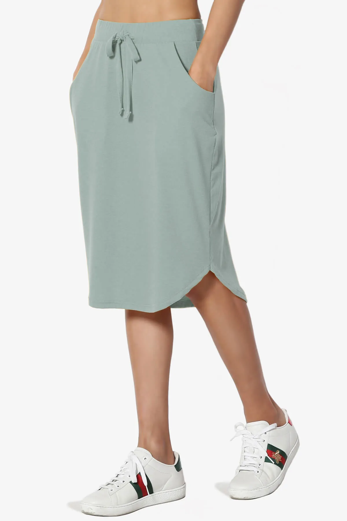 Eclipse Drawstring Midi Skirt