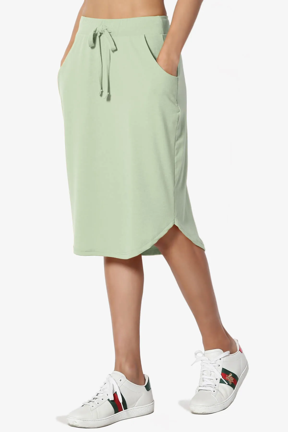 Eclipse Drawstring Midi Skirt