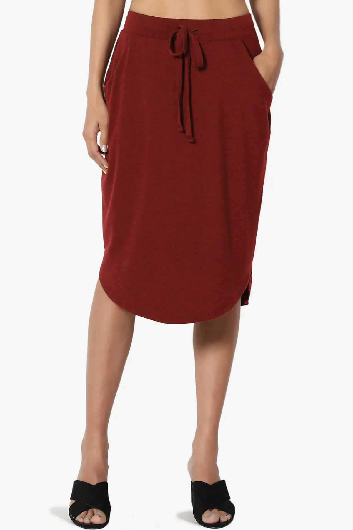 Eclipse Drawstring Midi Skirt